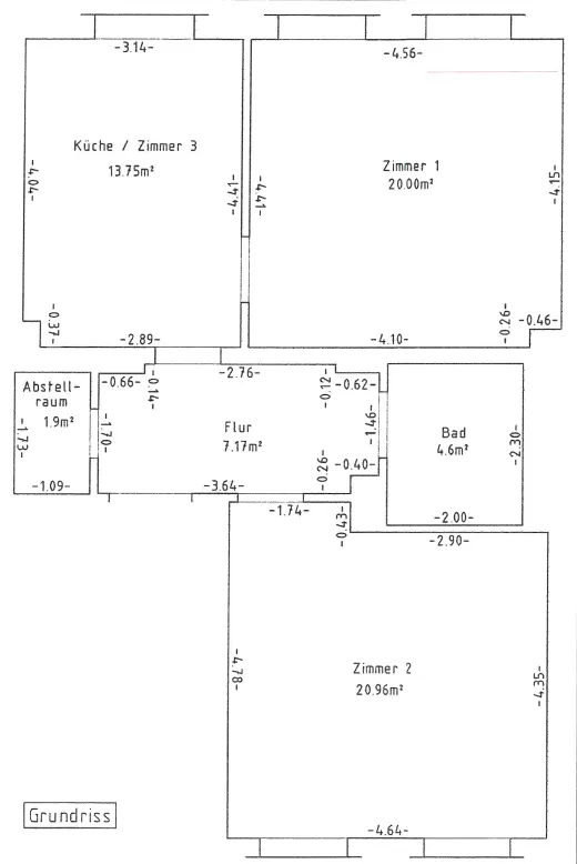 Teilmöblierte Wohnung im Erdgeschoss